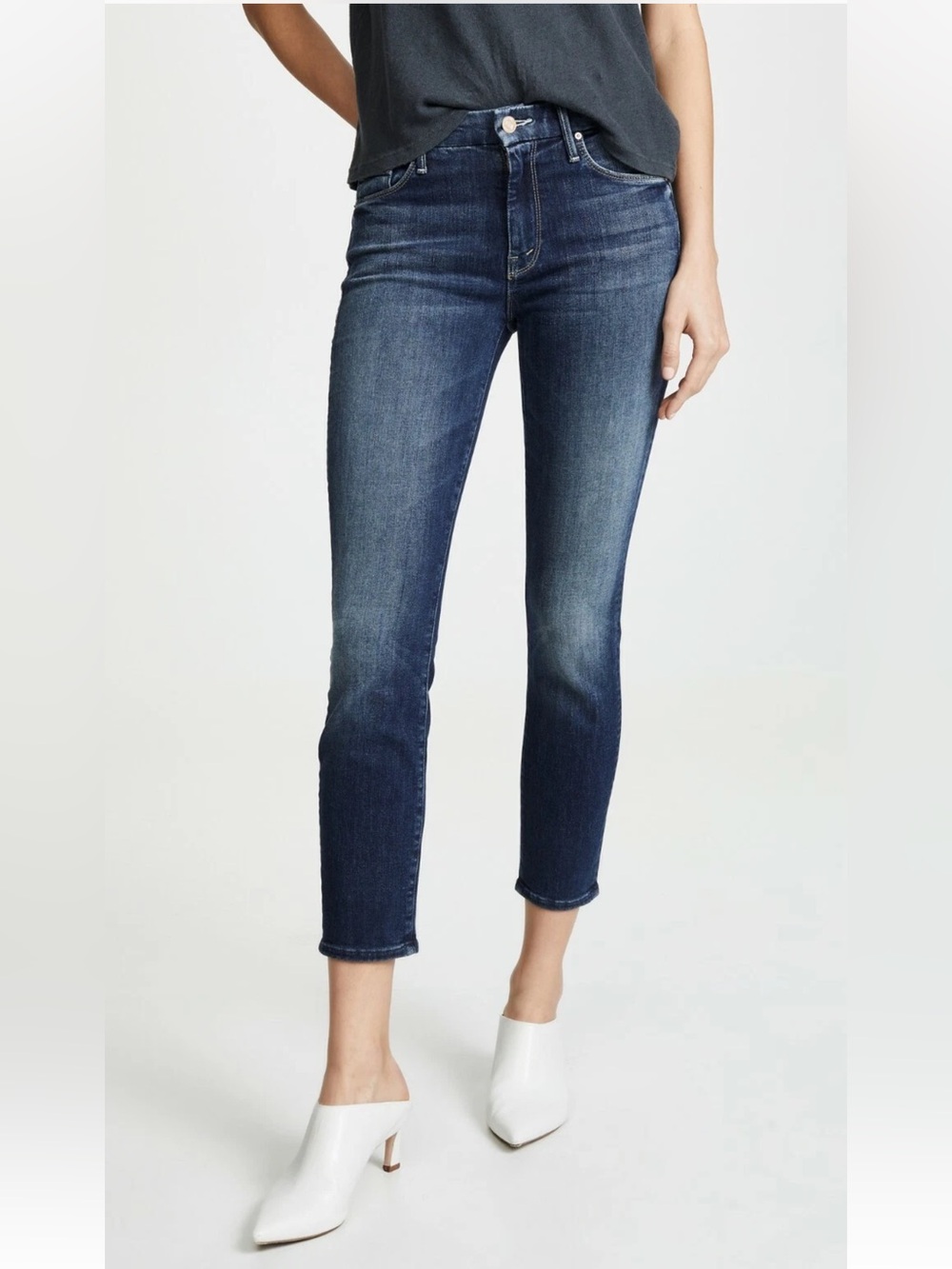 Women’s Mother The Looker Crop On the Edge jeans skinny size 27